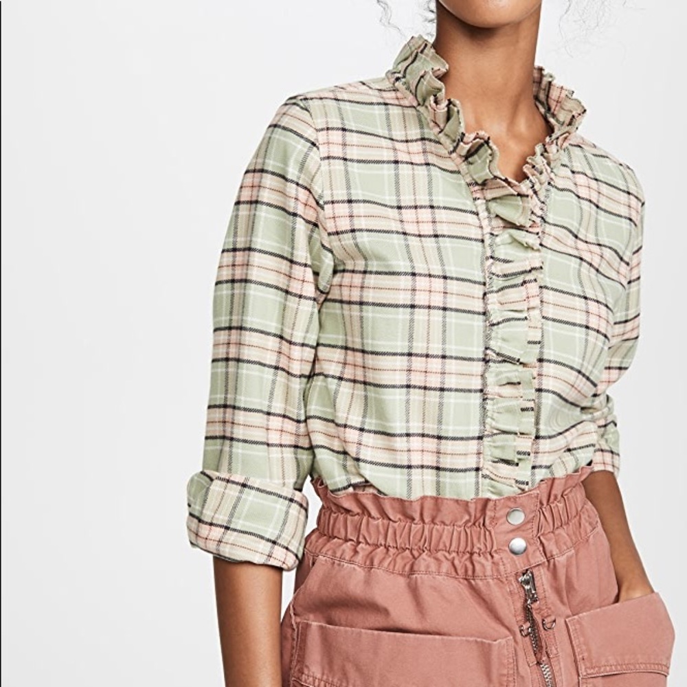 🦋 Isabel Marant Étoile Awendy Button Down Blouse - Picture 14 of 15